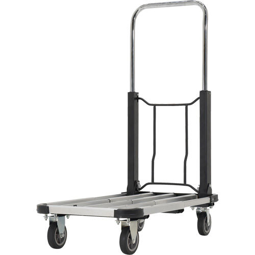 Fold-Up Platform Truck, Stainless Steel, 300 lbs., 28" L x 16" W, 33-1/2" High Air Extreme Inc.