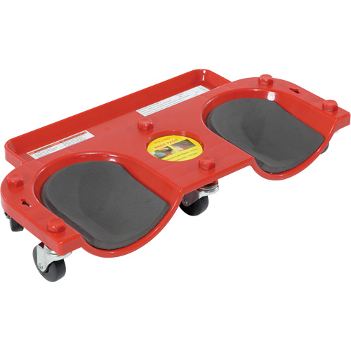 Rolling Knee Dolly, Plastic, Red, 350 lbs. Capacity Air Extreme Inc.