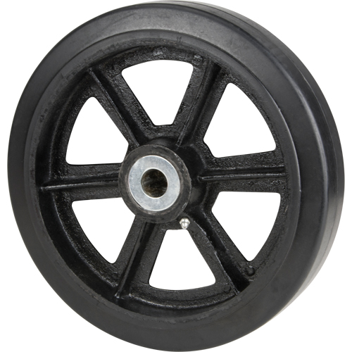 Roulettes en caoutchouc moul&eacute;, 8" (203,2 mm) dia. x 2" (50,8 mm) la, Capacit&eacute; de 600 lb (272,155 kg) Air Extreme Inc.