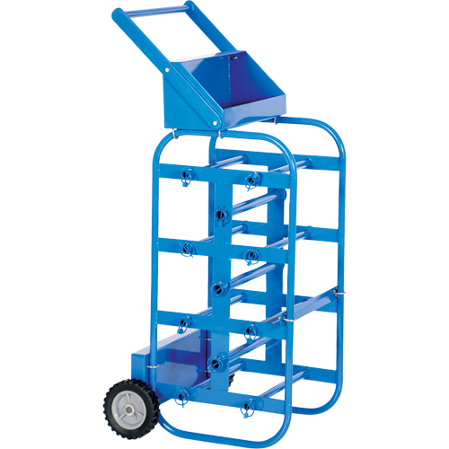 Chariot portatif pour mat&eacute;riaux bobin&eacute;s, Acier, 11 Montants, 19-1/2" la x 43-1/4" h x 17-1/2" p, Capacit&eacute; de 150 lb Air Extreme Inc.