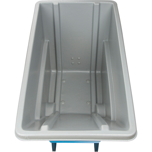 Chariot basculeur en acier, Poly&eacute;thyl&egrave;ne, 0,625 vg³, Capacit&eacute; de charge de 850 lb Air Extreme Inc.