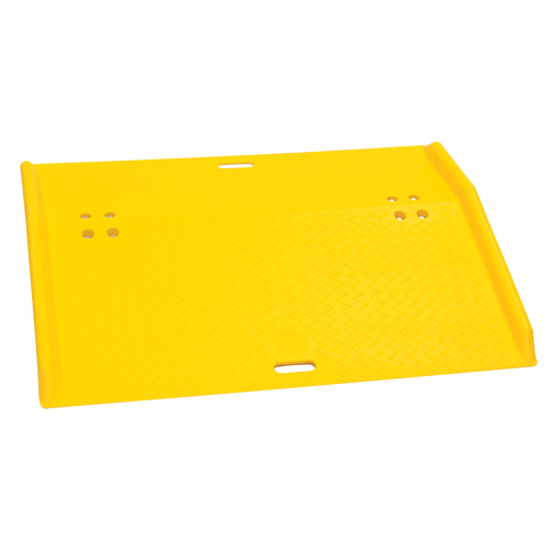 Portable Poly Hand Truck Dock Plate, 750 lbs. Load Capacity, 36" L x 48" W x 5" H Air Extreme Inc.