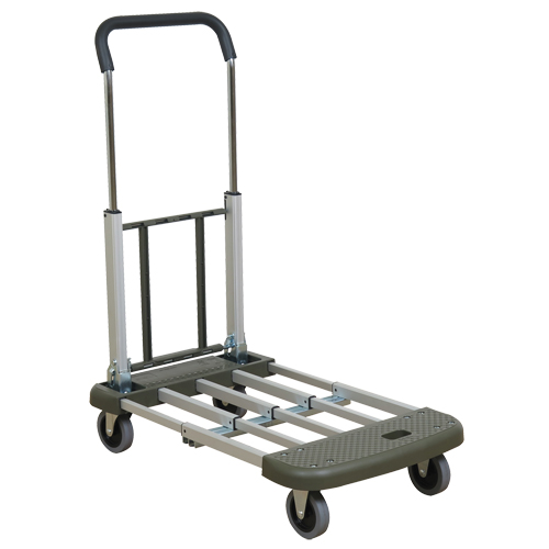 Chariot &agrave; plateforme t&eacute;l&eacute;pliante, Aluminium, 330 lb, 29-1/2" lo x 17-1/2" la, Hauteur 36-1/2" Air Extreme Inc.