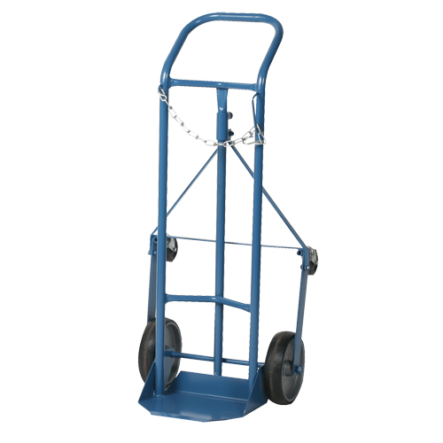 Chariot professionnel CC-1 pour bouteille de gaz, Roues Caoutchouc moul&eacute;, Base de 9" la x 7-1/4" lo, 250 lb Air Extreme Inc.