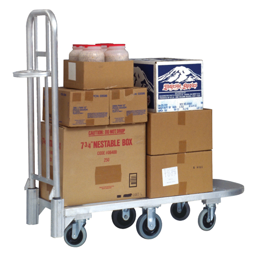 Chariot en aluminium pour marchandise, 20" la x 55-1/4" lo, 1200 lb cap, Roues Polyur&eacute;thane Air Extreme Inc.