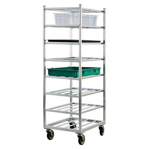 Shelf Cart, 8 Tiers, 20-7/8" W x 67" H x 27" D, 600 lbs. Capacity Air Extreme Inc.