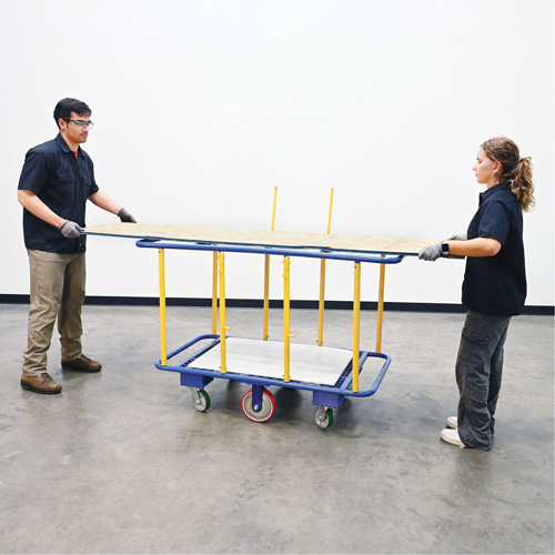 Chariot horizontal pour panneaux, 63-7/16" x 28-1/2" x 40-15/16", Capacit&eacute; 2000 lb Air Extreme Inc.