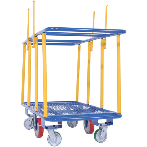 Chariot horizontal pour panneaux, 63-7/16" x 28-1/2" x 40-15/16", Capacit&eacute; 2000 lb Air Extreme Inc.