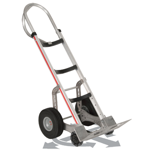 Self-Stabilizing Hand Truck, P-Handle Handle, Aluminum, 55'' Height, 500 lbs. Capacity Air Extreme Inc.