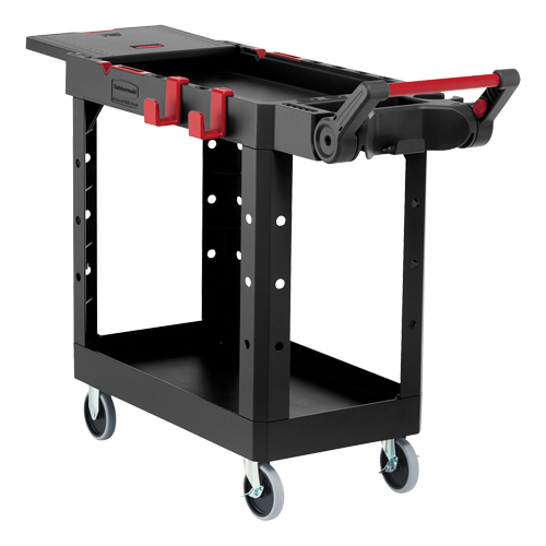 Heavy-Duty Adaptable Utility Cart, 2 Tiers, 17-3/4" x 36" x 46-1/5", 500 lbs. Capacity Air Extreme Inc.