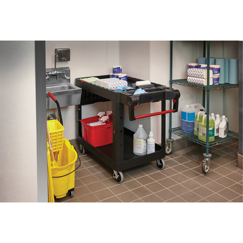 Heavy-Duty Adaptable Utility Cart, 2 Tiers, 17-3/4" x 36" x 46-1/5", 500 lbs. Capacity Air Extreme Inc.
