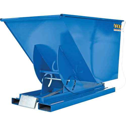 Conteneur autobasculeur, Acier, 1 vg³, Bleu Air Extreme Inc.