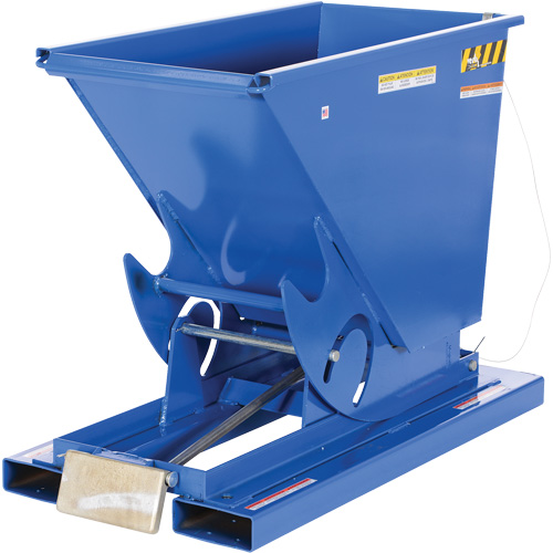 Conteneur autobasculeur, Acier, 1/3 vg³, Bleu Air Extreme Inc.