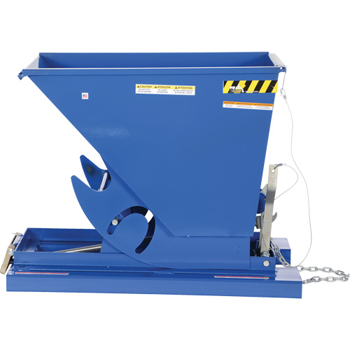 Conteneur autobasculeur, Acier, 1/3 vg³, Bleu Air Extreme Inc.