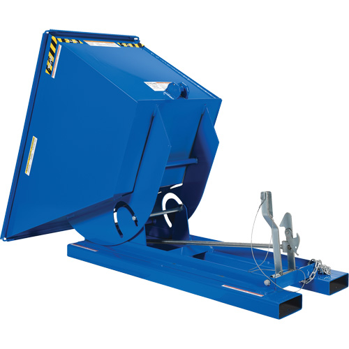 Self-Dumping Hopper, Steel, 3/4 cu.yd., Blue Air Extreme Inc.