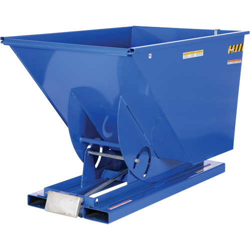 Self-Dumping Hopper, Steel, 1-1/2 cu.yd., Blue Air Extreme Inc.