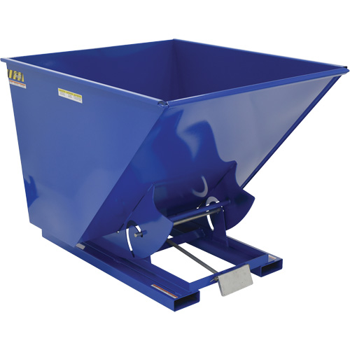 Self-Dumping Hopper, Steel, 2 cu.yd., Blue Air Extreme Inc.
