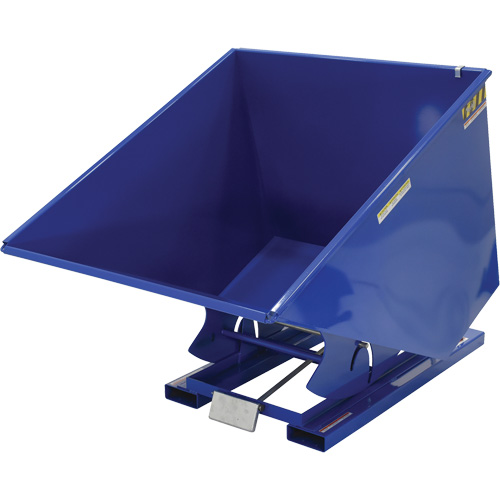 Self-Dumping Hopper, Steel, 2 cu.yd., Blue Air Extreme Inc.