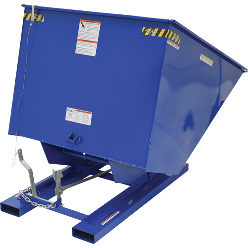 Self-Dumping Hopper, Steel, 2 cu.yd., Blue Air Extreme Inc.