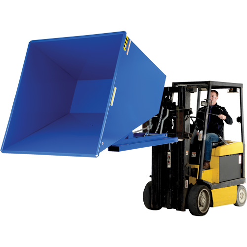 Self-Dumping Hopper, Steel, 2-1/2 cu.yd., Blue Air Extreme Inc.