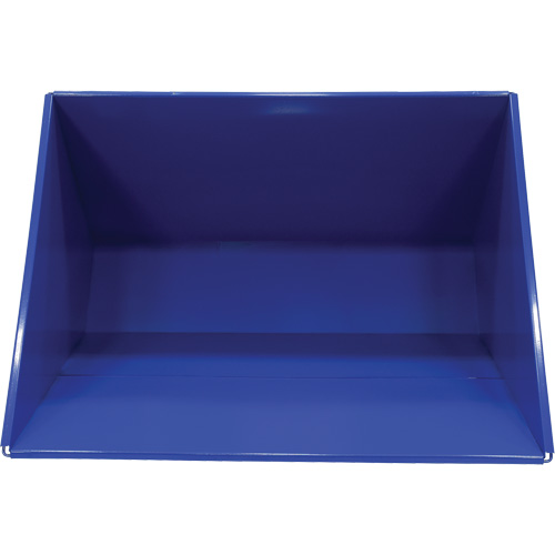 Self-Dumping Hopper, Steel, 3 cu.yd., Blue Air Extreme Inc.