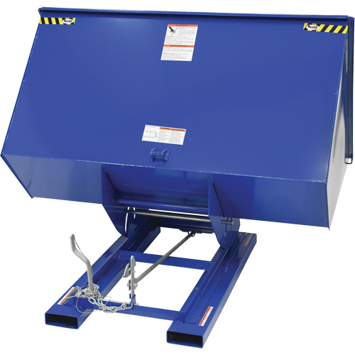Self-Dumping Hopper, Steel, 3 cu.yd., Blue Air Extreme Inc.