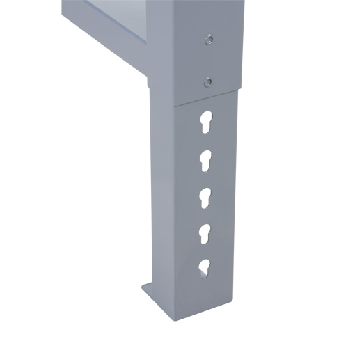 Pattes d'&eacute;tabli pour service industriel, Acier, 24" p x 34" h, Simple Air Extreme Inc.