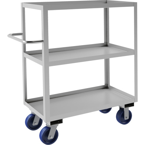 Chariot avec tablettes de calibre industriel, 3 Tiers, 18-1/8" la x 47" h x 42" p, Capacit&eacute; 1200 lb Air Extreme Inc.