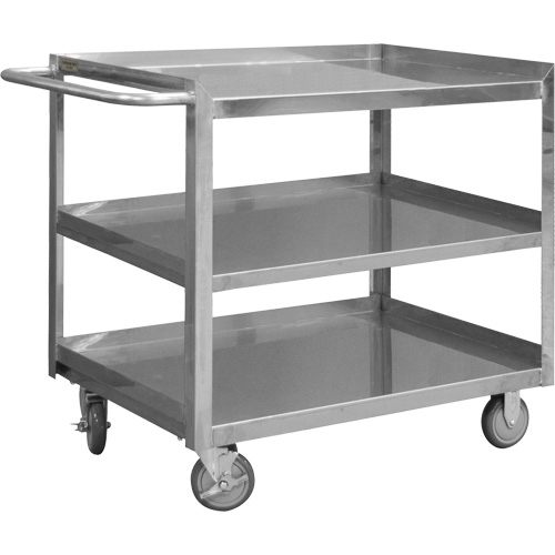 Chariot avec tablettes de calibre industriel, 3 Tiers, 24-1/8" la x 35" h x 42" p, Capacit&eacute; 1200 lb Air Extreme Inc.