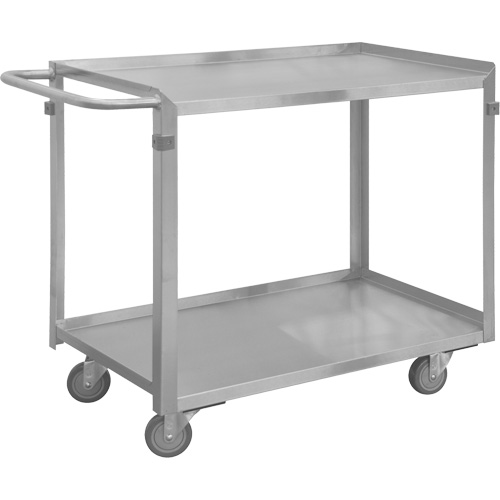 Chariot avec tablettes de calibre industriel, 2 Tiers, 16-3/4" la x 34" h x 36-7/16" p, Capacit&eacute; 600 lb Air Extreme Inc.