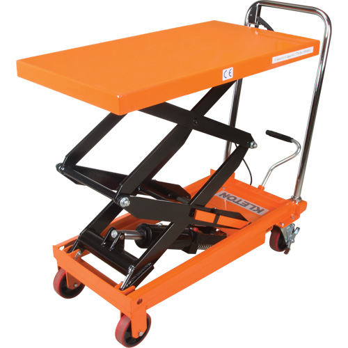 Table &eacute;l&eacute;vatrice &agrave; ciseaux hydraulique, 35-3/4" lo x 19-3/4" la, Acier, Capacit&eacute; 770 lb Air Extreme Inc.