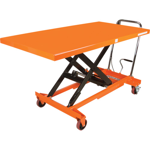Hydraulic Scissor Lift Table, 63" L x 31-1/2" W, Steel, 1100 lbs. Capacity Air Extreme Inc.