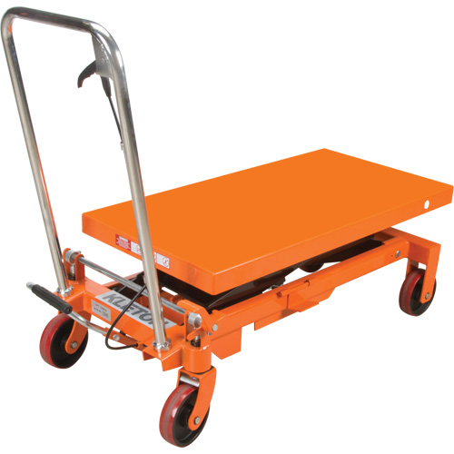 Hydraulic Scissor Lift Table, 39-1/2" L x 20" W, Steel, 1650 lbs. Capacity Air Extreme Inc.