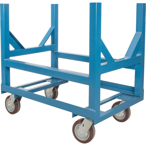 Pipe & Bar Cradle Truck, 24" L x 24" W x 34" H, 2500 lbs. Capacity, Polyurethane Wheels Air Extreme Inc.