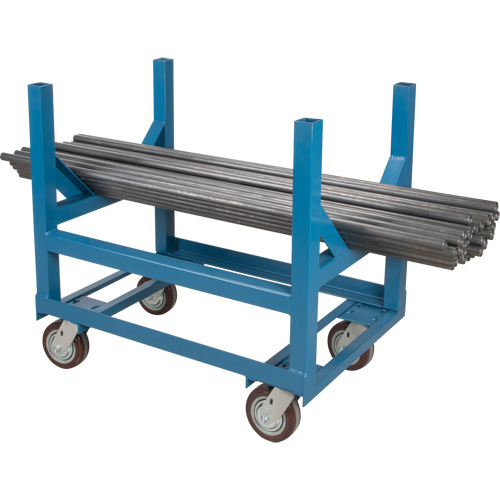 Pipe & Bar Cradle Truck, 24" L x 24" W x 34" H, 2500 lbs. Capacity, Polyurethane Wheels Air Extreme Inc.