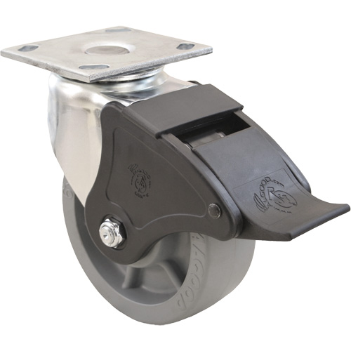 Emaxx Caster, Swivel with Brake, 5" (127 mm), Envirothane, 1000 lbs. (453.6 kg.) Air Extreme Inc.