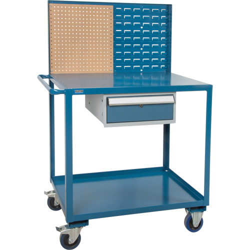 Chariot de service mobile, 2 Tiers, 24" la x 57" h x 40" p, Capacit&eacute; 1200 lb Air Extreme Inc.
