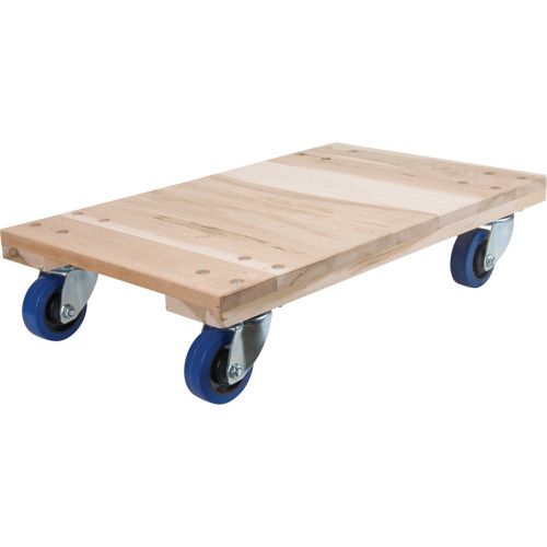 Socles roulants en bois franc pour usage intensif, Roues en Caoutchouc, Capacit&eacute; de 1400 lb, 18" la x 24" p x 7" h Air Extreme Inc.