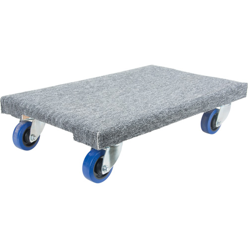 Medium-Duty Solid Wood Dollies, Polyolefin Wheels, 900 lbs. Capacity, 18" W x 30" D x 7" H Air Extreme Inc.