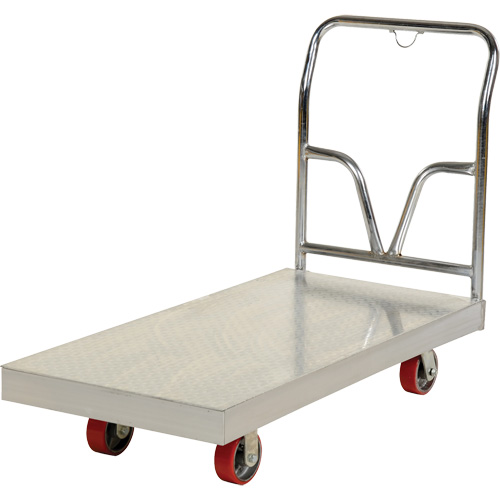 Chariot &agrave; plate-forme en aluminium, 24" la x 48" lo, 3600 lb cap, Roues Polyur&eacute;thane Air Extreme Inc.
