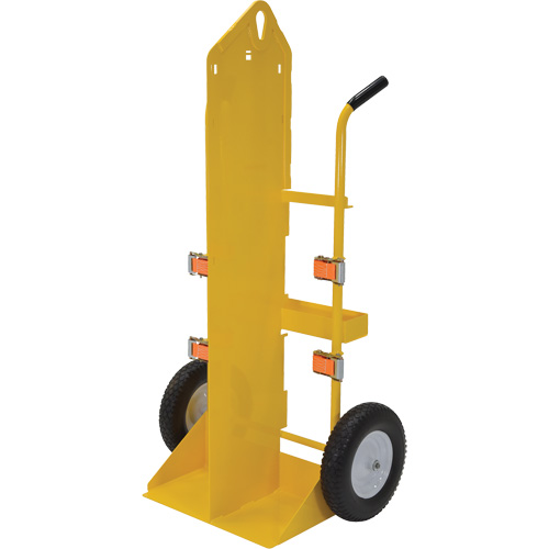 Chariot pour chalumeau et bouteille &agrave; gaz, Roues Rempli de mousse, Base de 23-13/16" la x 22-13/16" lo, 500 lb Air Extreme Inc.
