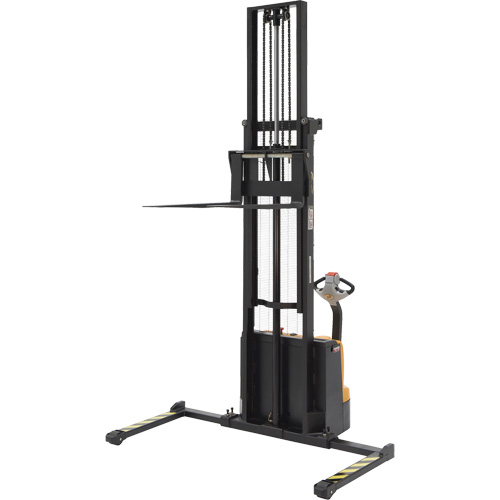 Double Mast Stacker, Electric Operated, 2200 lbs. Capacity, 150" Max Lift Air Extreme Inc.