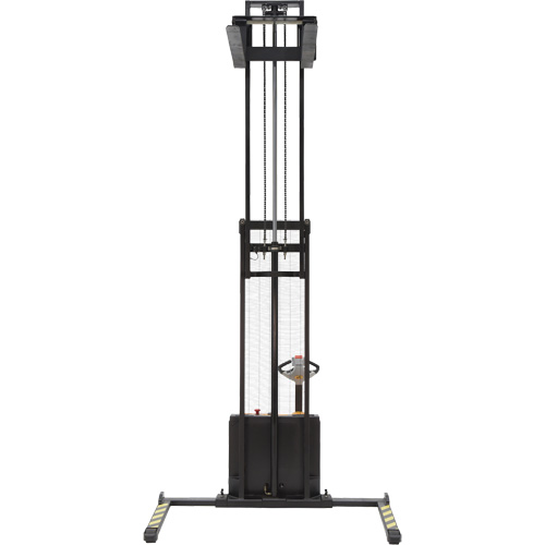 Double Mast Stacker, Electric Operated, 2200 lbs. Capacity, 150" Max Lift Air Extreme Inc.
