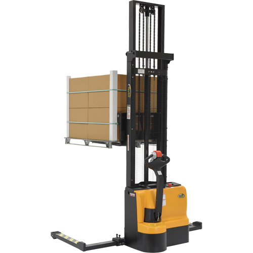 Double Mast Stacker, Electric Operated, 2200 lbs. Capacity, 150" Max Lift Air Extreme Inc.