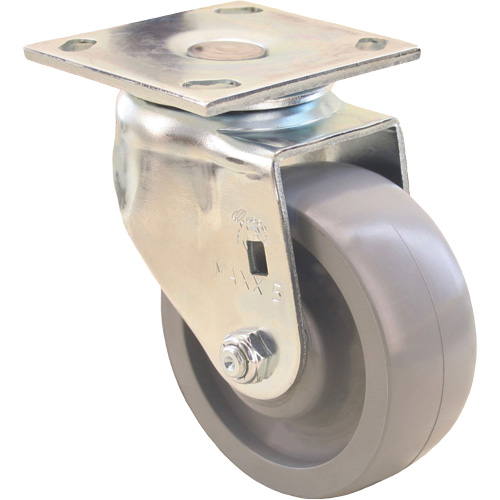 Max9 Caster, Swivel, 5" (127 mm), Envirothane Grey-WOW, 1000 lbs. (453.6 kg.) Air Extreme Inc.