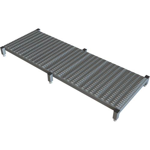 Plateforme de travail en une &eacute;tape &agrave; hauteur r&eacute;glable, 24" la x 71" pr, Capacit&eacute; de 800 lb, Enti&egrave;rement soud&eacute; Air Extreme Inc.
