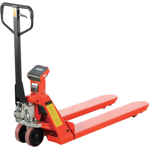 Eco Weigh-Scale Pallet Truck with Thermal Printer, 45" L x 22.5" W, 4400 lbs. Cap. Air Extreme Inc.