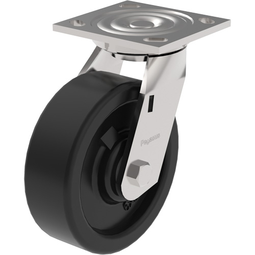 21 Series Medium-Duty Caster, Rigid, 8" (203.2 mm), Phenolic, 1250 lbs. (567 kg.) Air Extreme Inc.