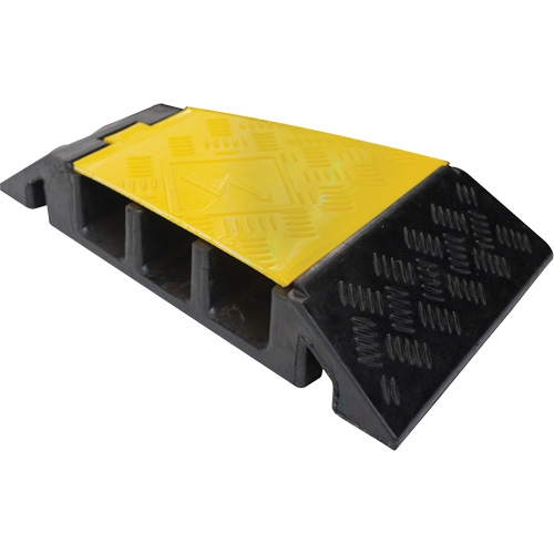 Powerhouse Heavy-Duty Left Turn Cable Protector, 3 Channels, 12" L x 19.75" W x 3" H Air Extreme Inc.
