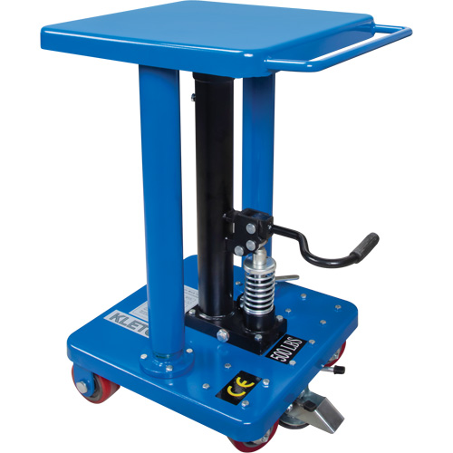 Table de travail hydraulique, 18'' lo x 18'' la, Acier, Capacit&eacute; 500 lb Air Extreme Inc.